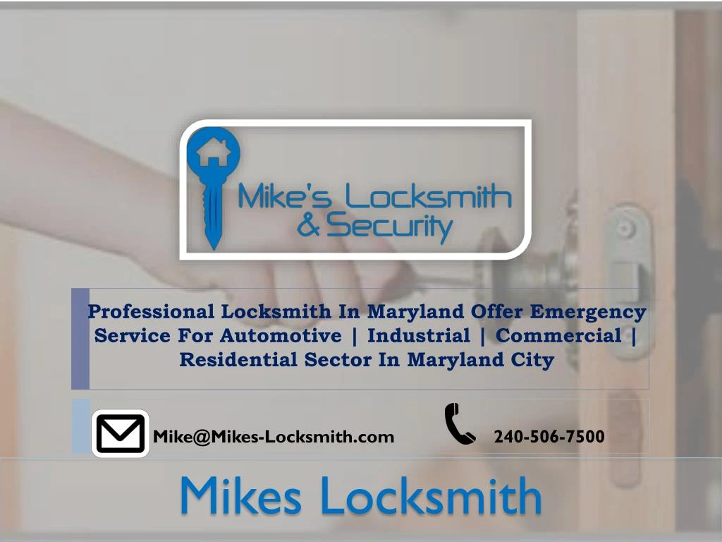 mikes locksmith