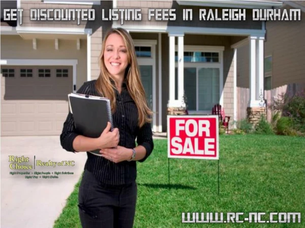 Get Discounted Listing Fees in Raleigh Durham