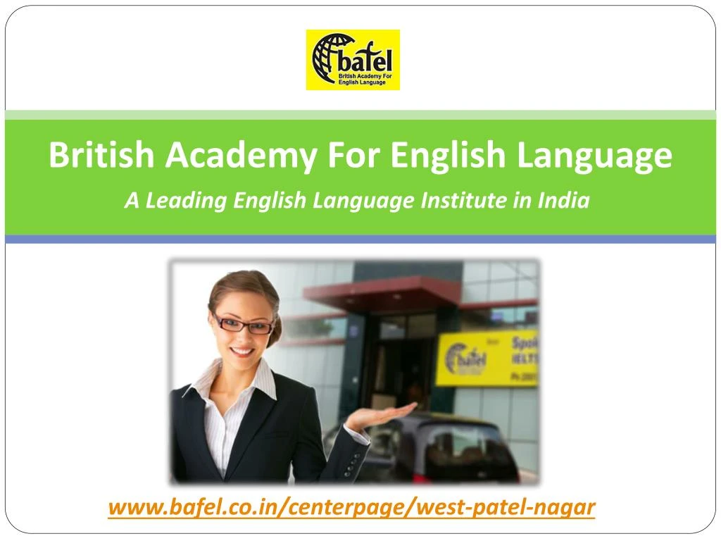 british academy for english language