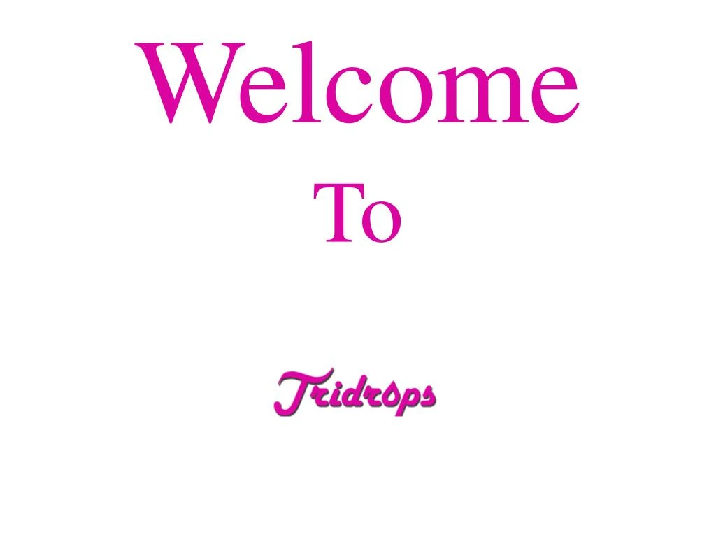 welcome