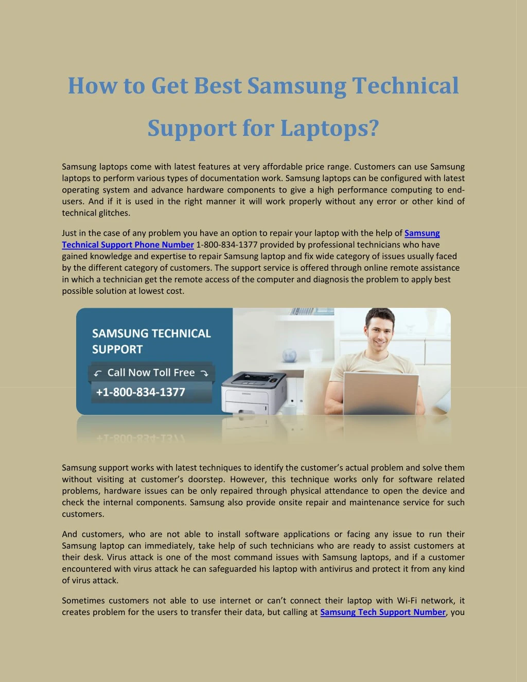 how to get best samsung technical