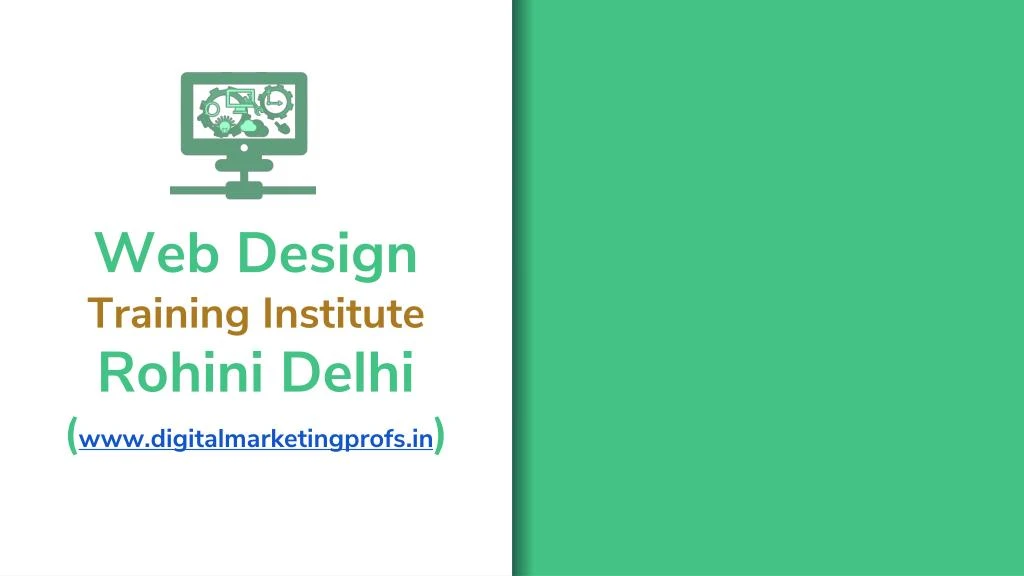 web design training institute rohini delhi www digitalmarketingprofs in