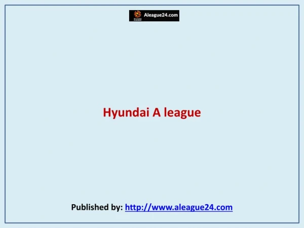Hyundai A league