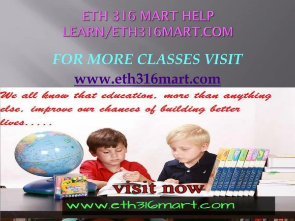 ETH 316 MART help Learn/eth316mart.com