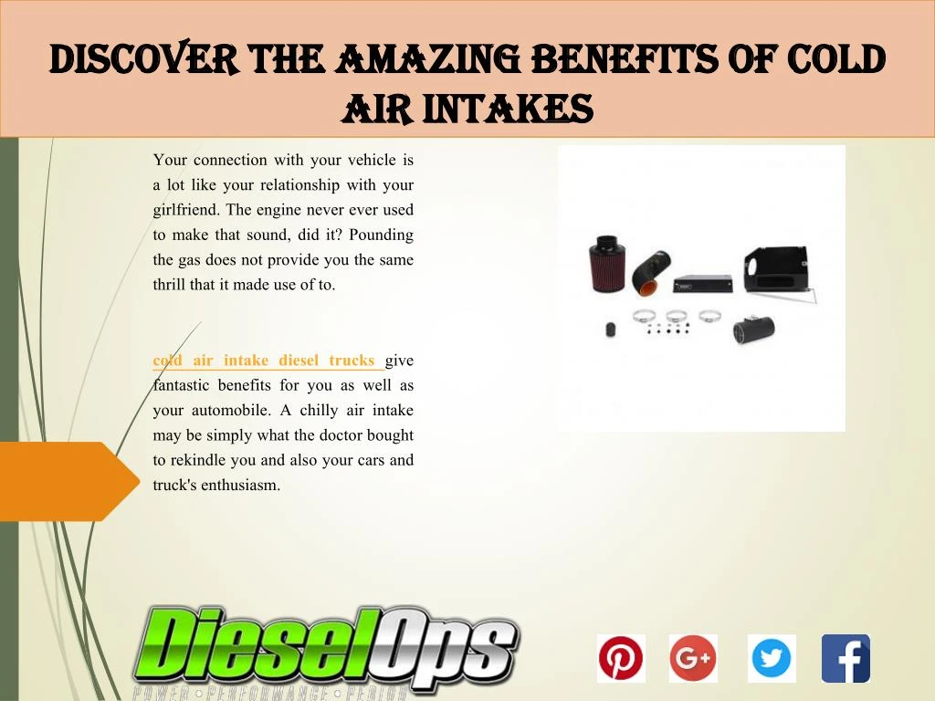 discover the amazing benefits of cold air intakes