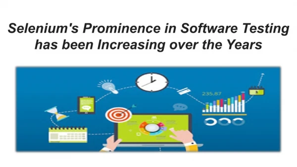 Selenium's Prominence in Software Testing has been Increasing over the Years