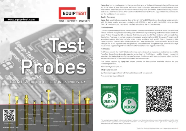 Test Probes | Equip-test.com