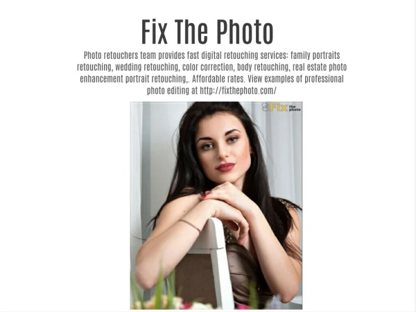 Fix The Photo