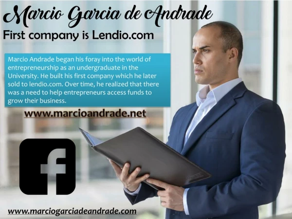 Marcio Garcia de Andrade - First company is Lendio.com