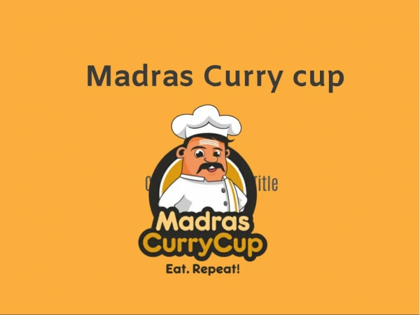 Homemade food delivery in Chennai - MadrasCurryCup