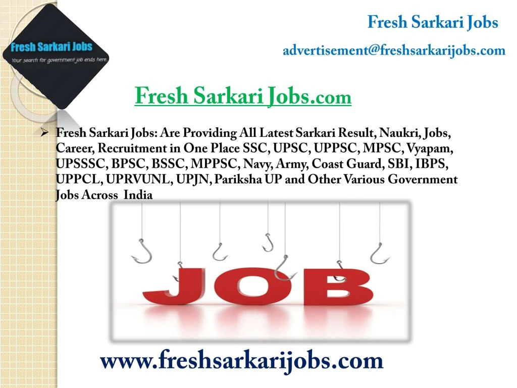 fresh sarkari jobs