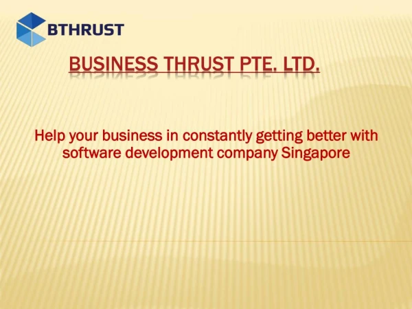 Help Your Business In Constantly Getting Better With Software Development Company Singapore