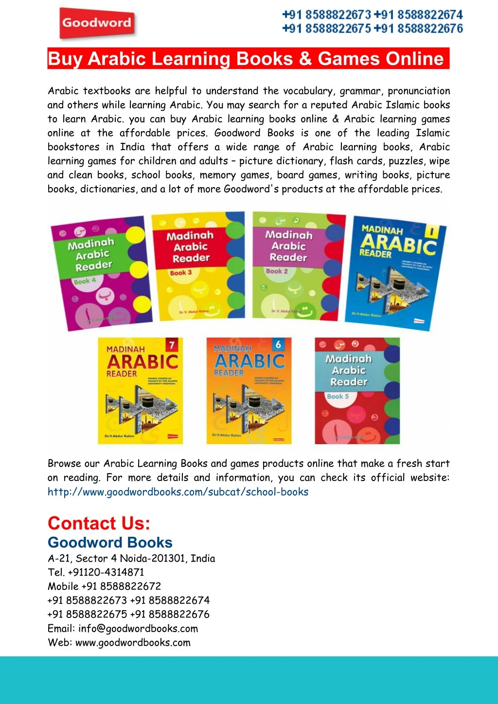 buy arabic learning books games online
