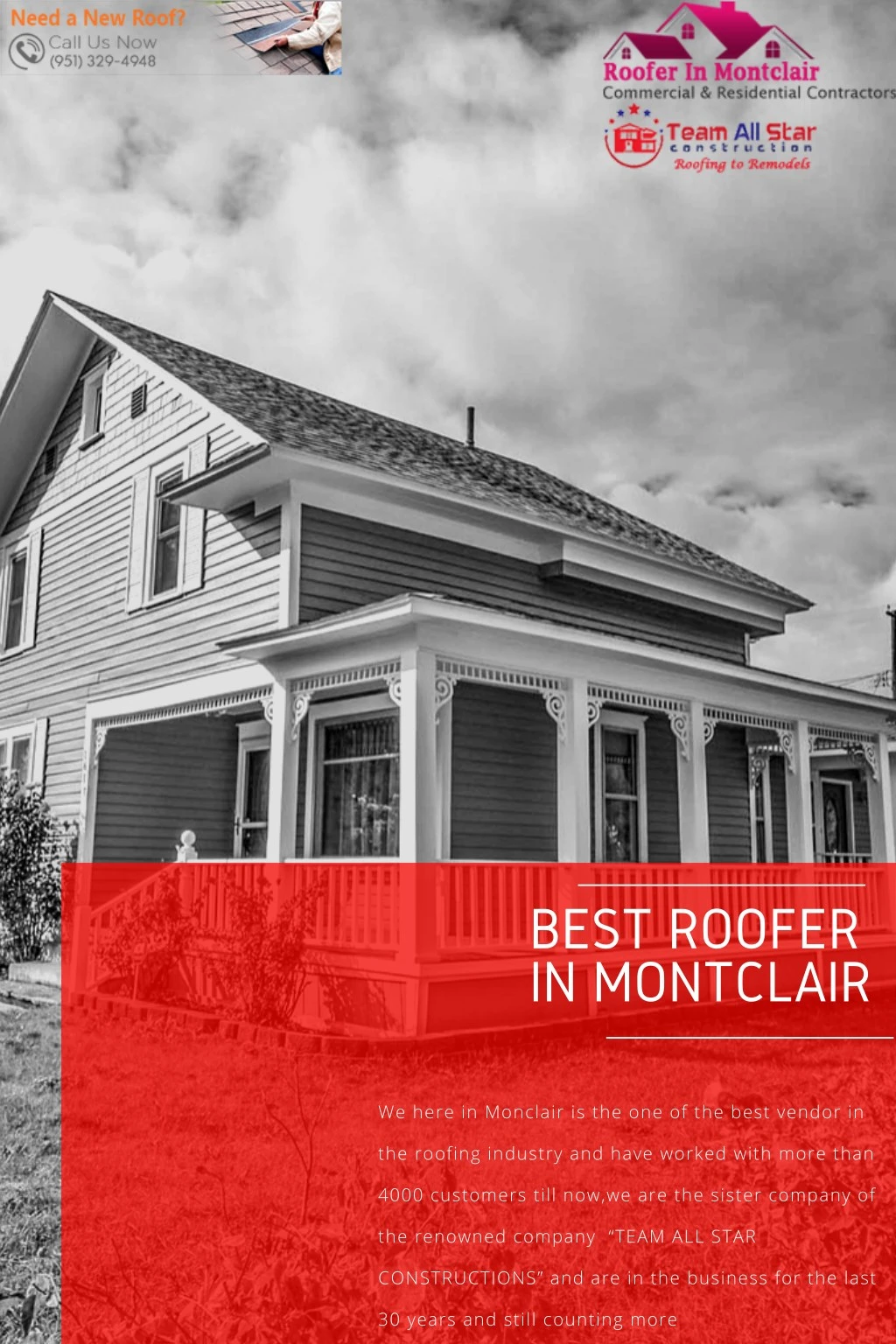 best roofer in montclair