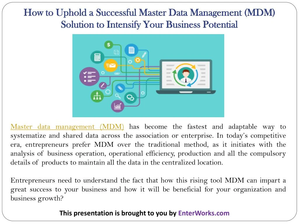 how to uphold a successful master data management
