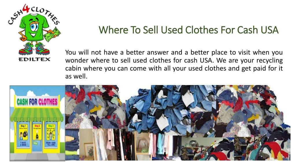 where to sell used clothes for cash usa