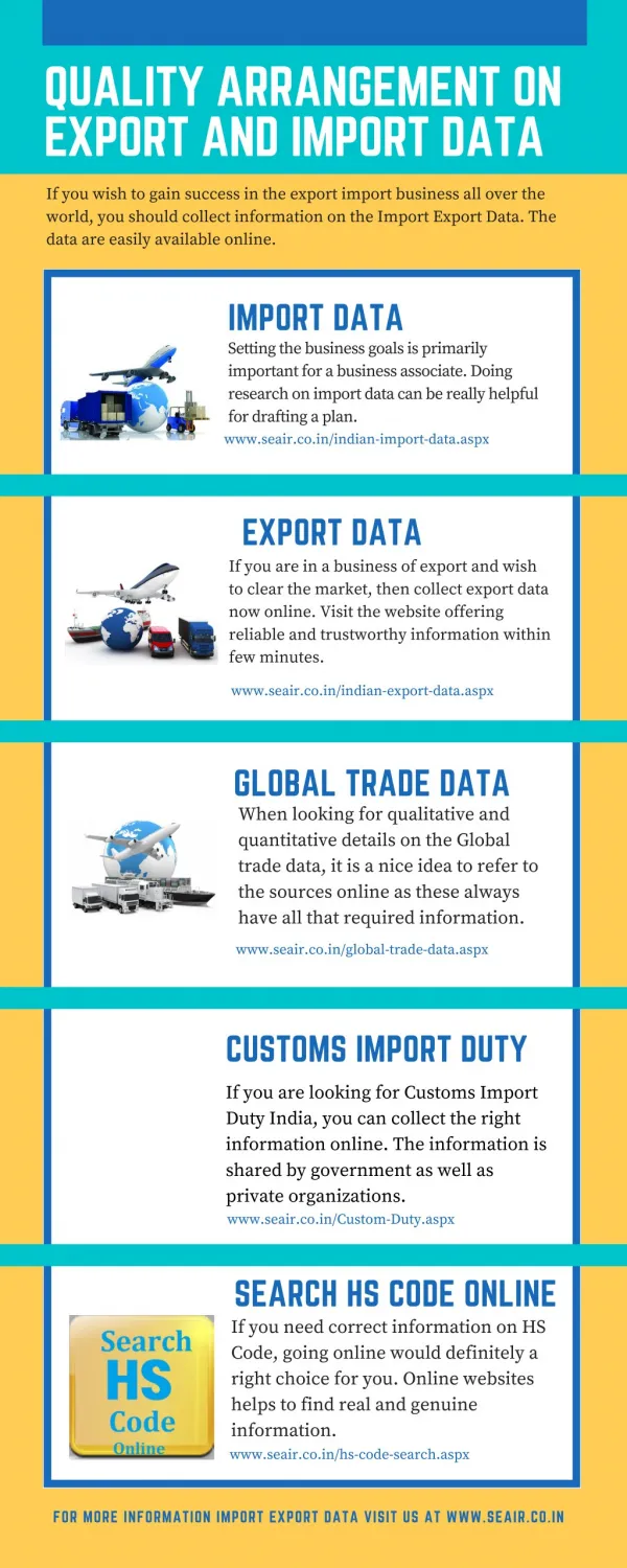 Quality Arrangement On Export and Import Data