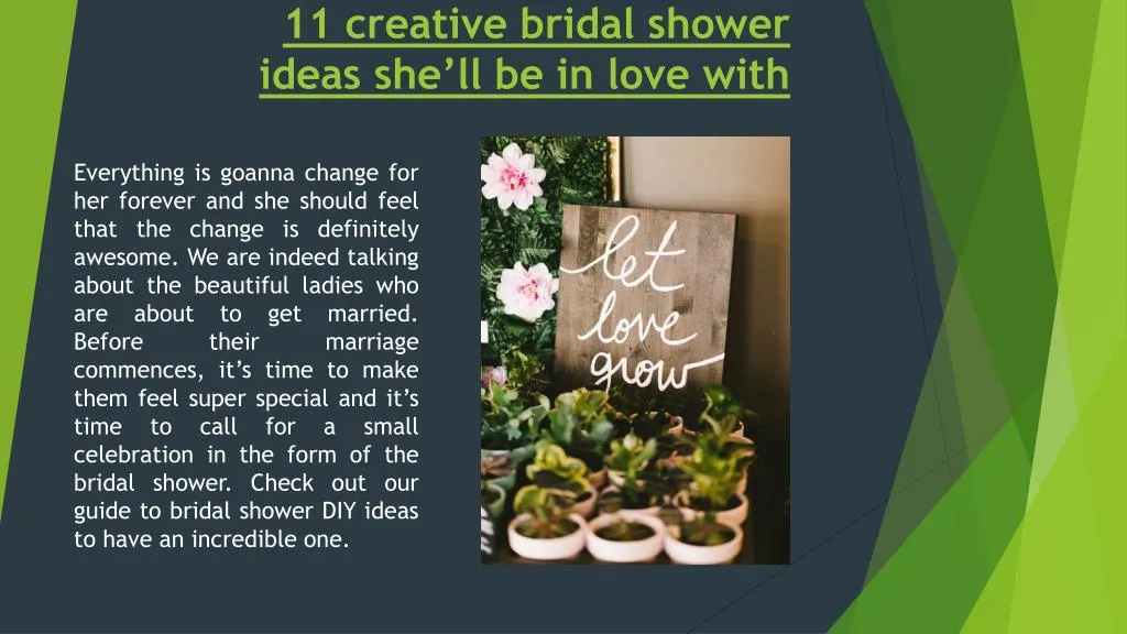 11 creative bridal shower ideas she ll be in love with