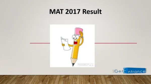 MAT 2017 result