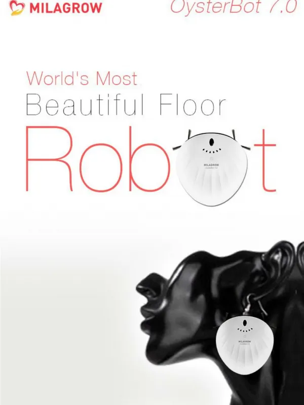 Milagrow OysterBot 7.0 - India's Fastest Floor Cleaning Robot