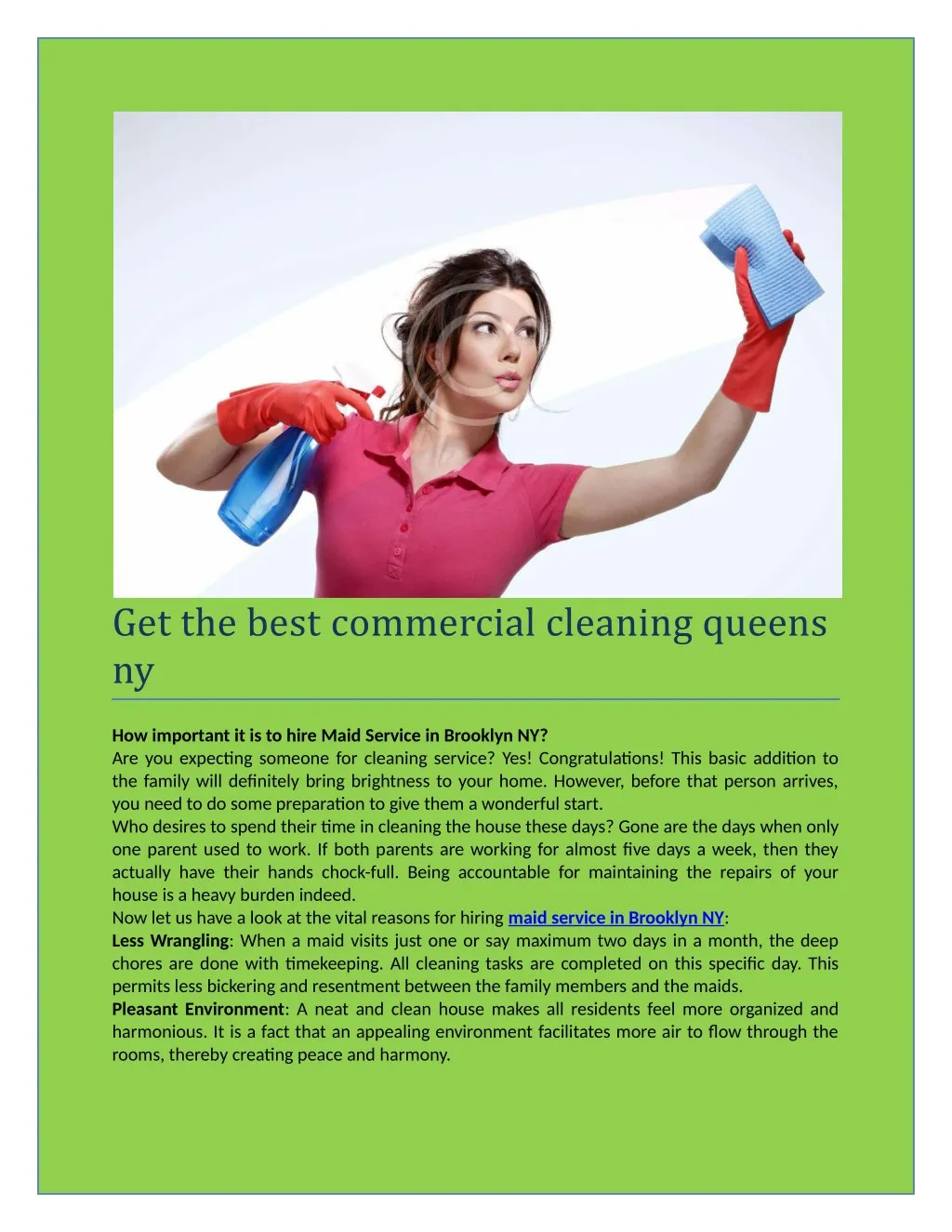 get the best commercial cleaning queens ny
