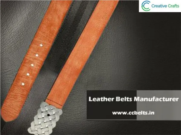 Leather Belts Manufacturer | Leather Belt