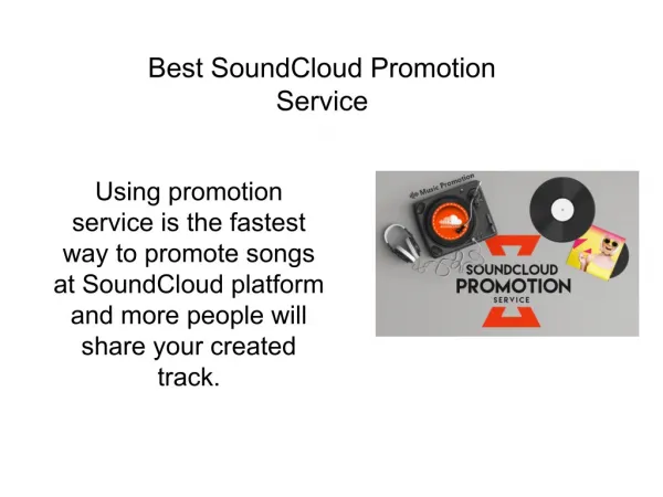 Best SoundCloud Promotion Service