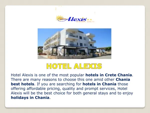 Book and Enjoy Hotels in Crete