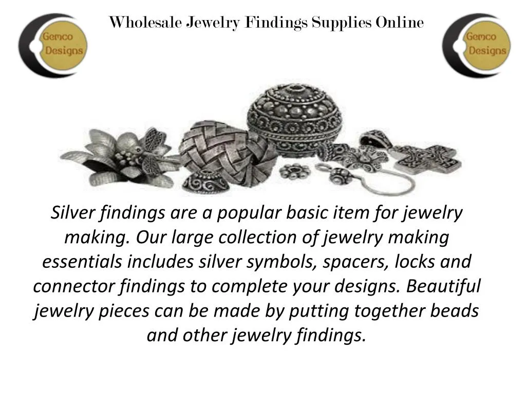 wholesale jewelry findings supplies online