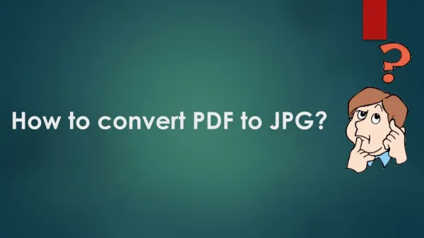 How to convert PDF to JPG?