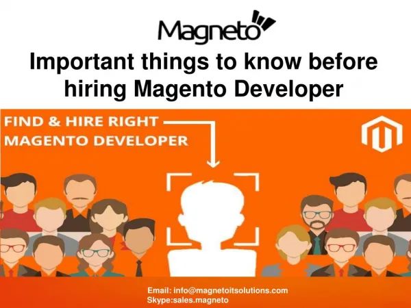 Things to Consider Before Hiring Magento Developer