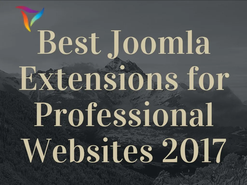 best joomla extensions for professional websites
