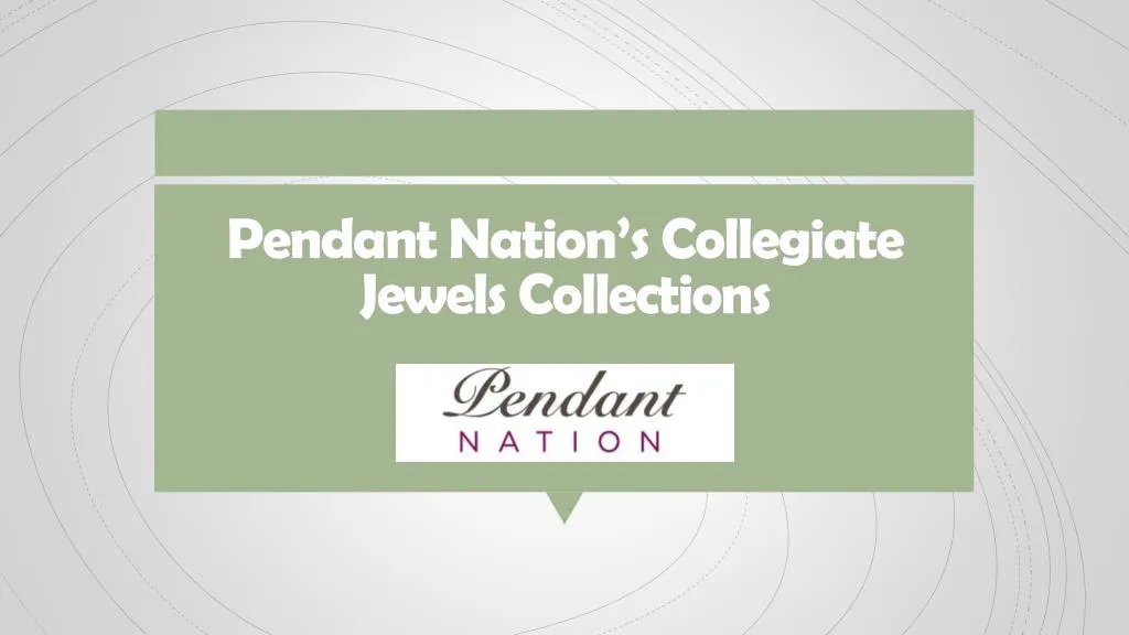pendant nation s collegiate jewels collections