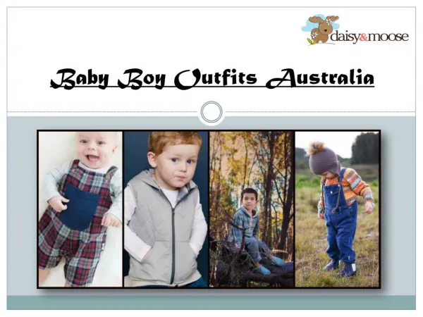 Get Baby Boy Outfits In Australia