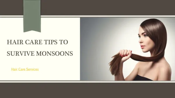 Hair Care Tips for Monsoon - MyGlamm