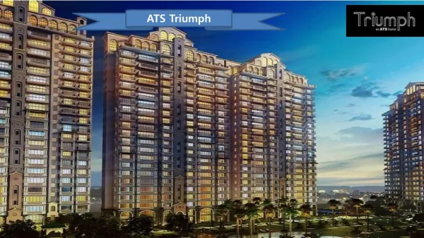 Call 09953592848 for ATS Triumph Apartments