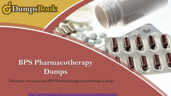 BPS Pharmacotherapy Exam Dumps