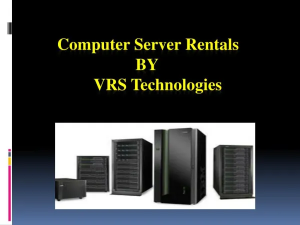 Server Rentals in Dubai | Server Rental and Maintenance Service in Dubai