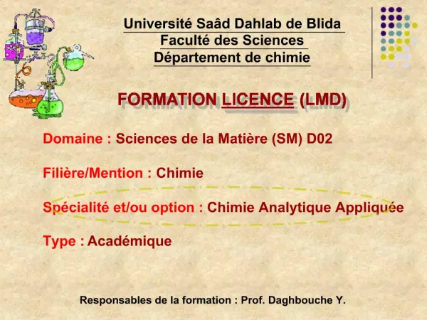 FORMATION LICENCE LMD