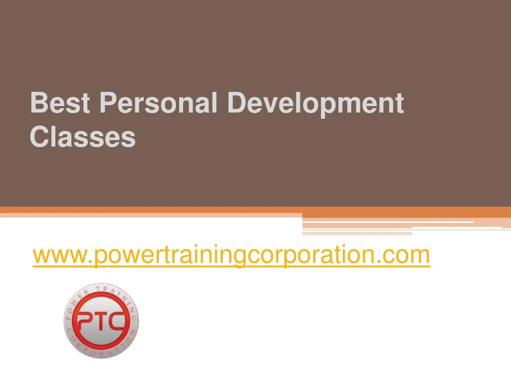 best personal development classes