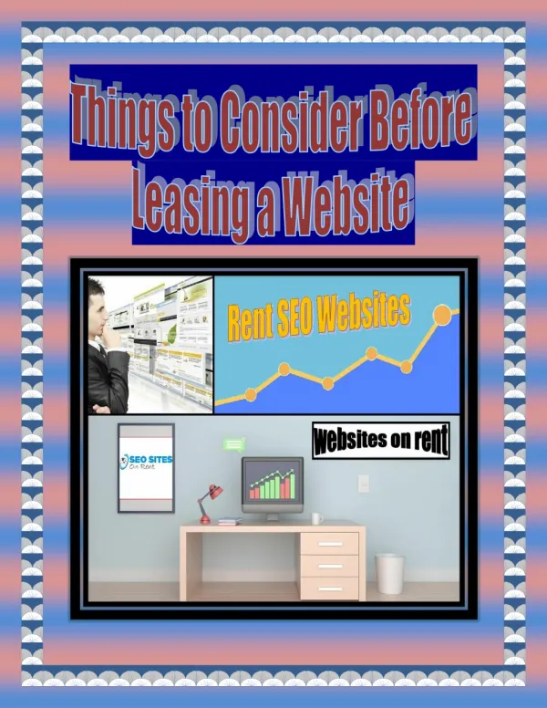 Things to Consider Before Leasing a Website