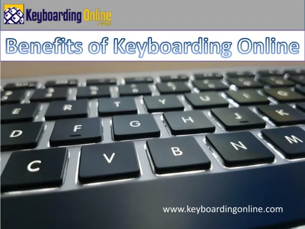 Benefits of Keyboarding software online.