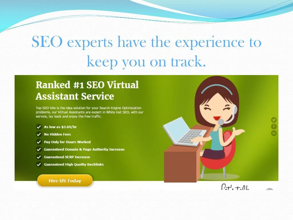 seo experts have the experience to keep you on track