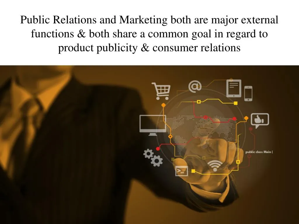 public relations and marketing both are major