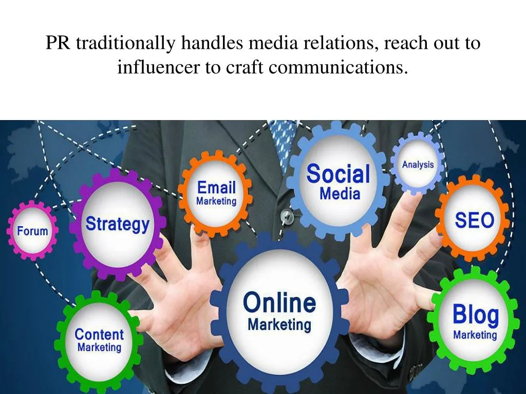 pr traditionally handles media relations reach out to influencer to craft communications