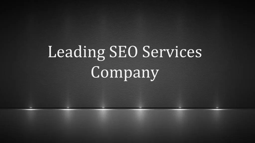 leading seo services company