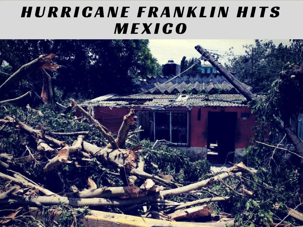hurricane franklin hits mexico