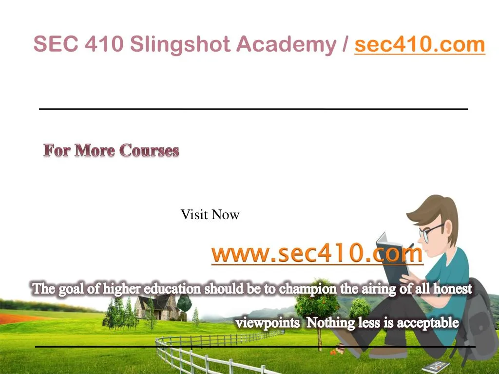 sec 410 slingshot academy sec410 com