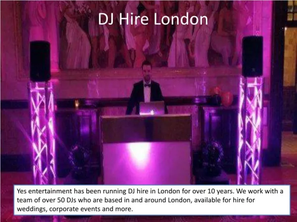 Hire Top London DJs for Events and Weddings