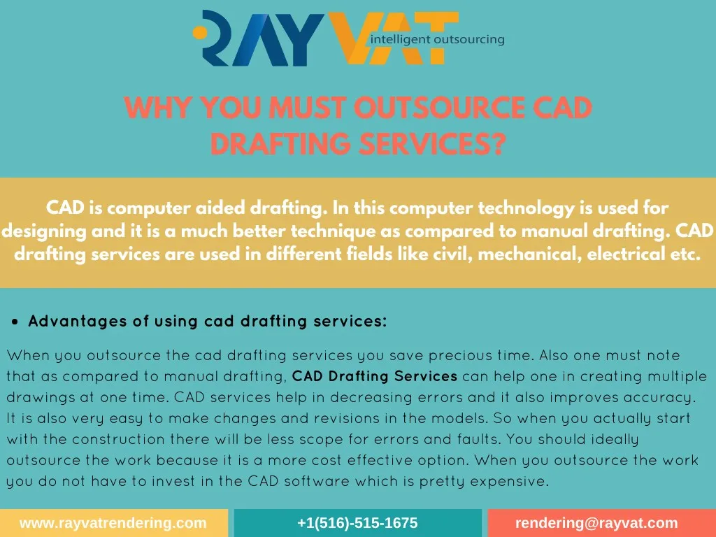 why you must outsource cad drafting services